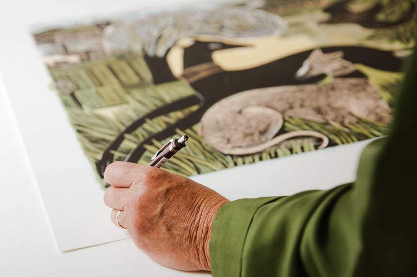 Angela Harding | Linocut Prints, Giftware and Paintings