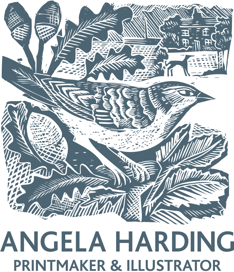 Angela Harding | Linocut Prints, Giftware and Paintings