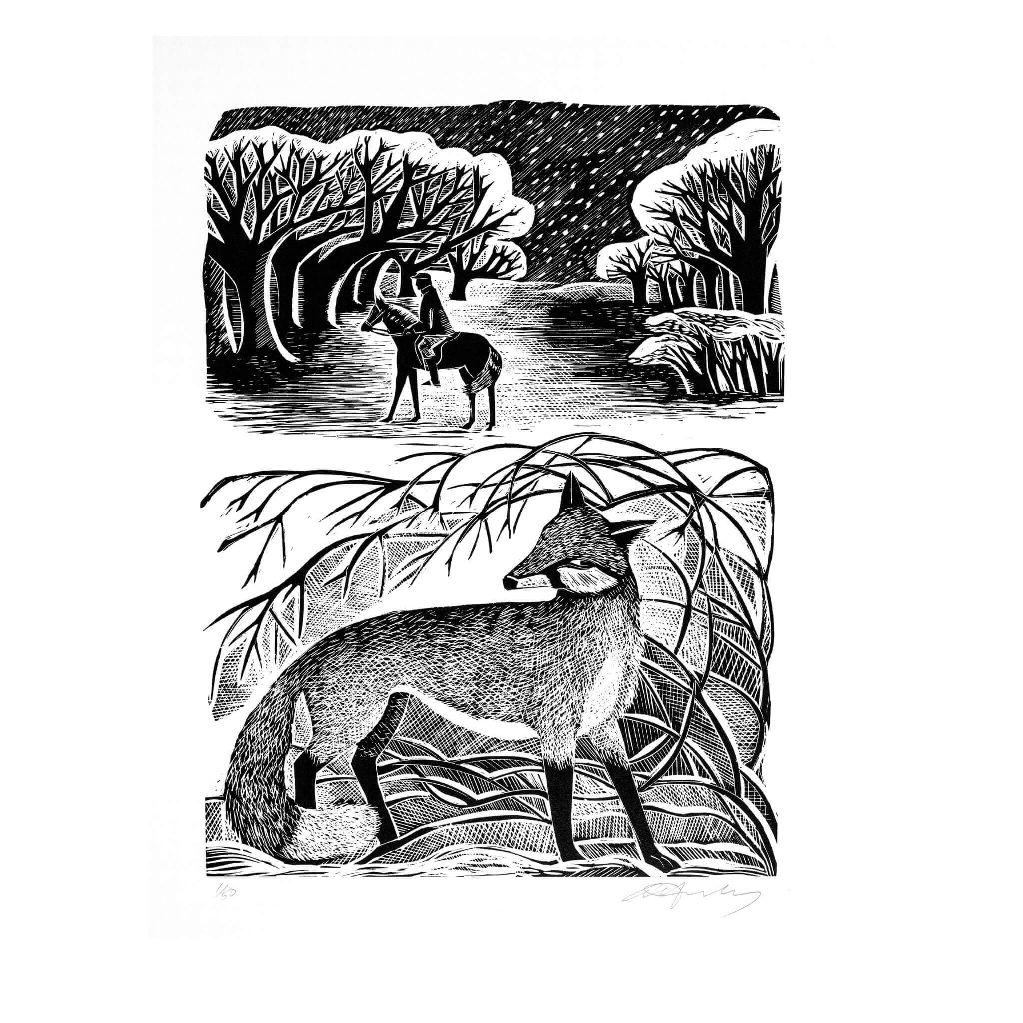 Stopping By The Woods (Black & White Edition)