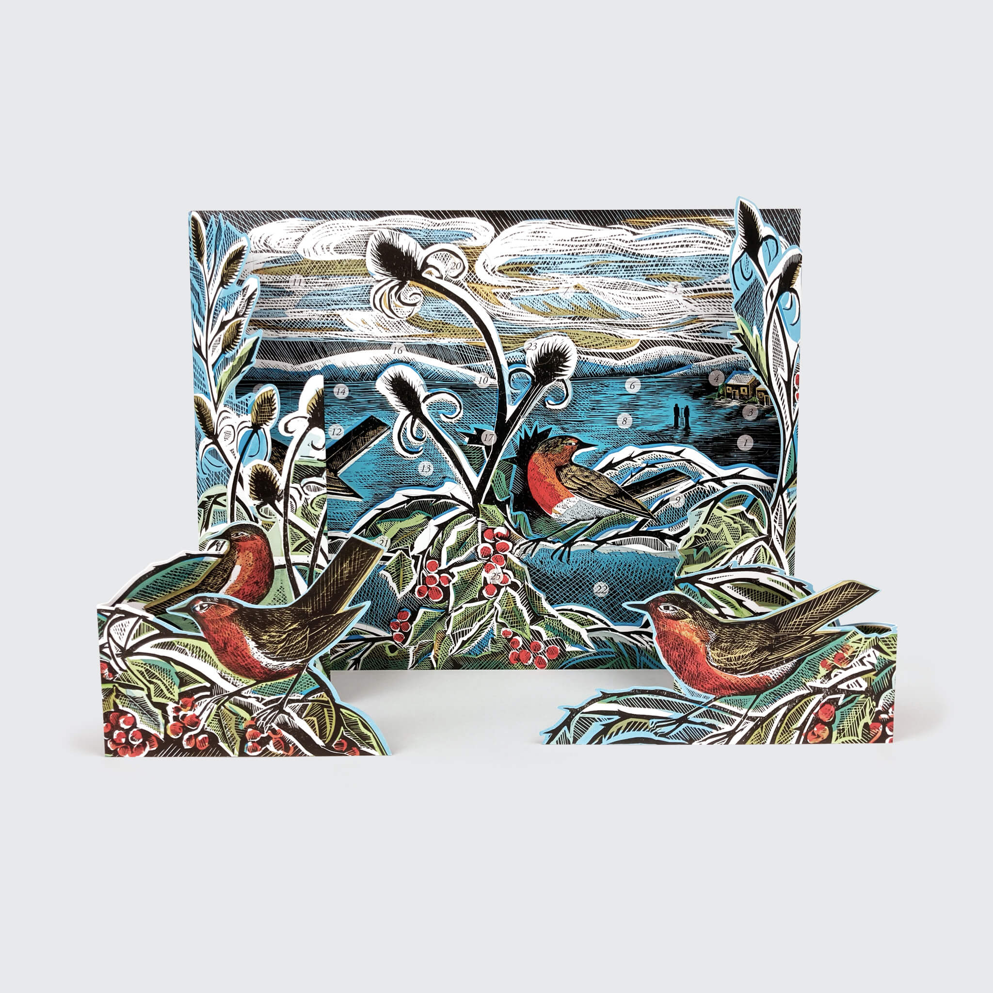Angela Harding Winter Robin Advent Calendar
