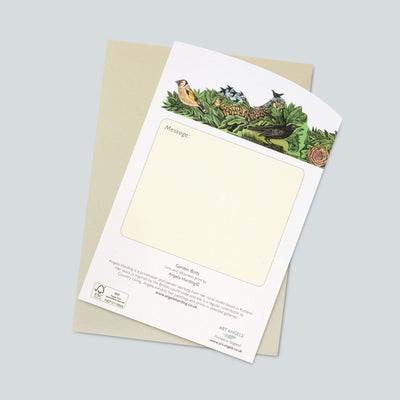 Garden Birds Concertina Card
