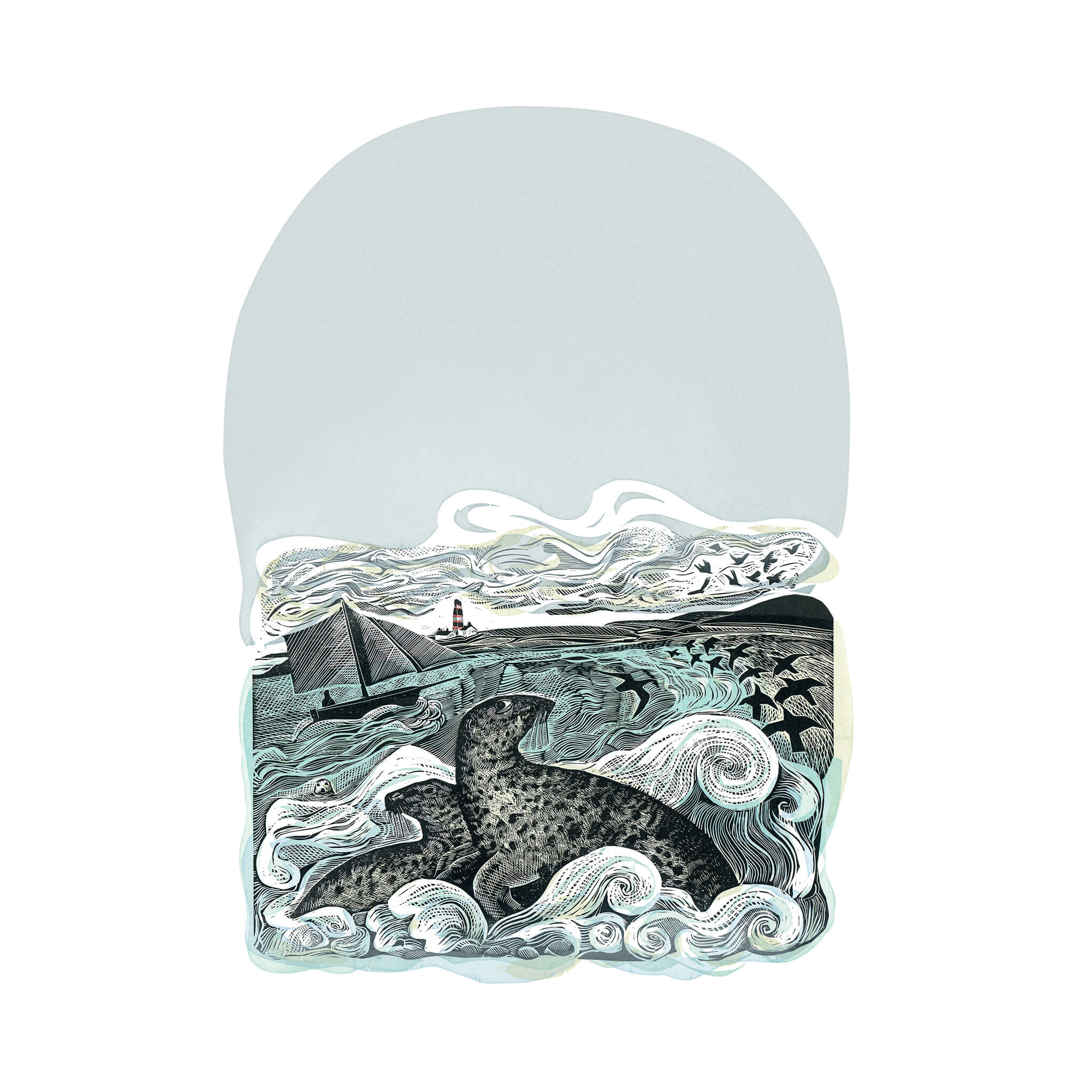 Seal Song Tea Towel